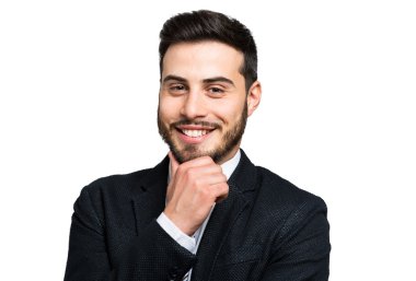 düşünceli genç işadamı