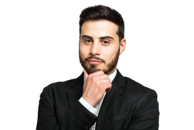 düşünceli genç işadamı