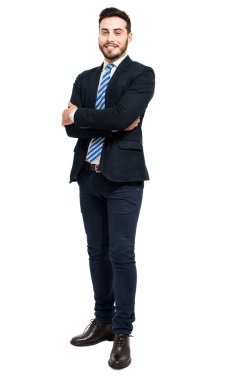 yakışıklı genç işadamı