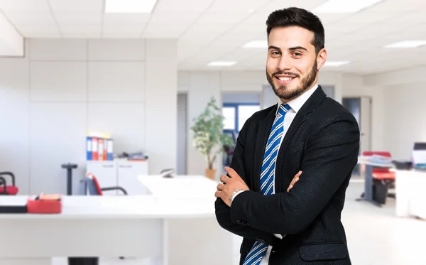 Handsome manager in office — Stock Photo, Image