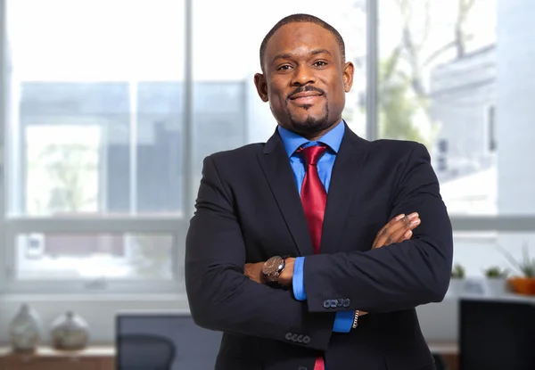 African businessman in office — Stock Photo, Image