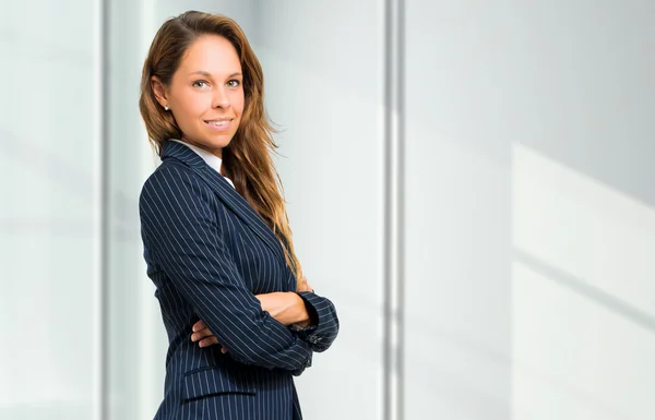 Young businesswoman in office — Stock Photo, Image