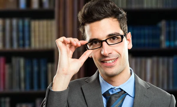 Handsome manager in office — Stock Photo, Image