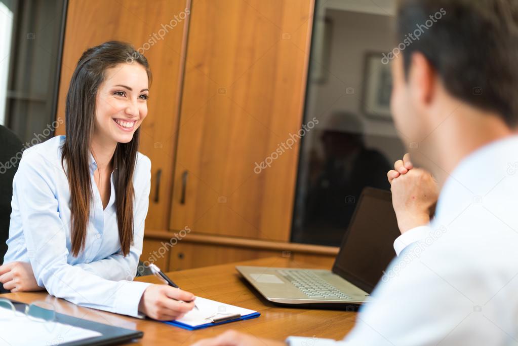 Woman at work in her office