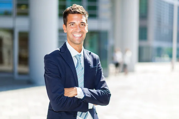 Young businessman outdoor — Stock Photo, Image