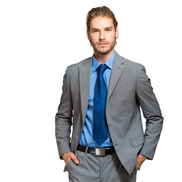 Handsome blond businessman — Stock Photo, Image