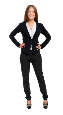 güzel genç iş kadını