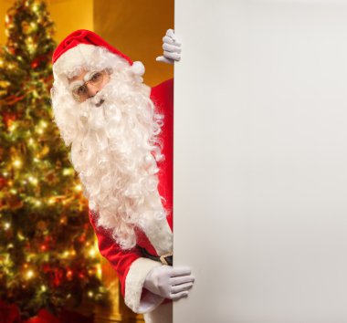 Noel Baba gösteren boş işareti