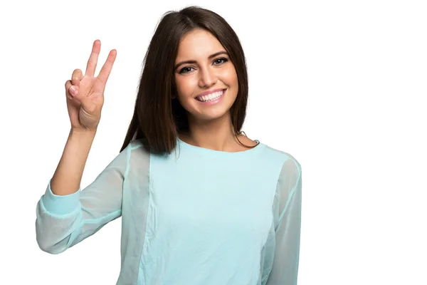 Happy young woman — Stock Photo, Image