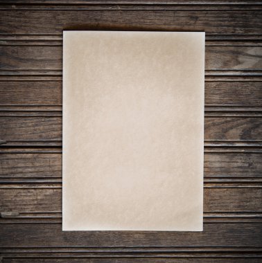 Eski kağıt sayfası
