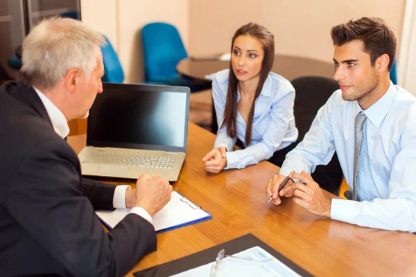 Imprenditori che lavorano — Foto Stock