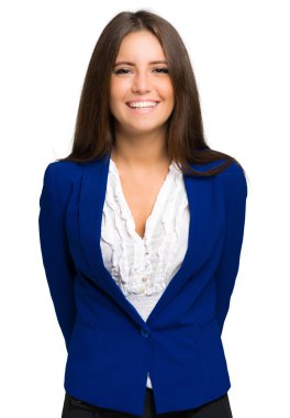 sevimli genç iş kadını