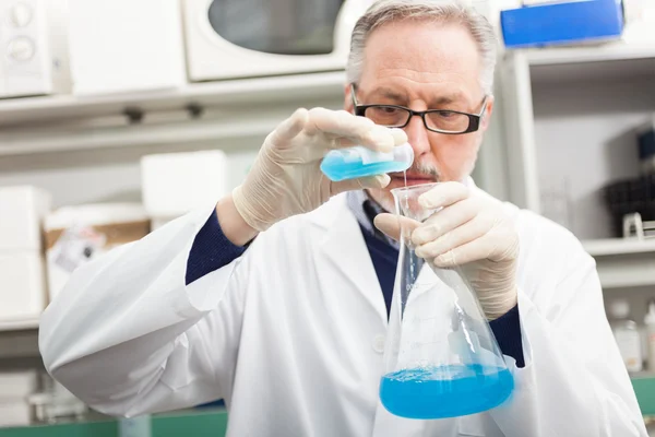 Male researcher at work — Stok fotoğraf