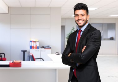 Genç latin işadamı