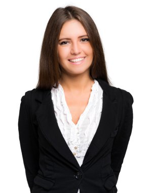 güzel genç iş kadını