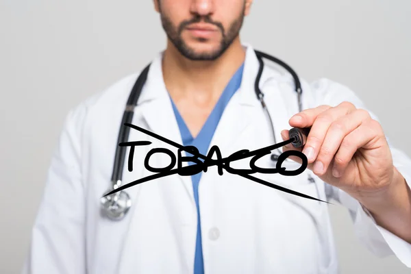 Doctor writing Healthy lifestyle concept — Stock Photo, Image