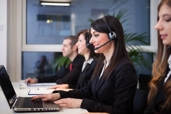 Operadores de call center — Fotografia de Stock