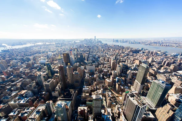 Rascacielos en Manhattan, Nueva York — Foto de Stock