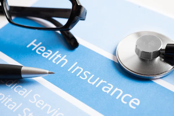 건강 보험 문서 — 스톡 사진