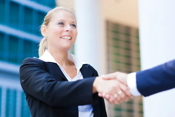 Business people shaking hands Royalty Free Stock Photos