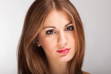 Genç güzel kadın.