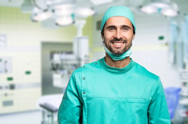 confident smiling surgeon