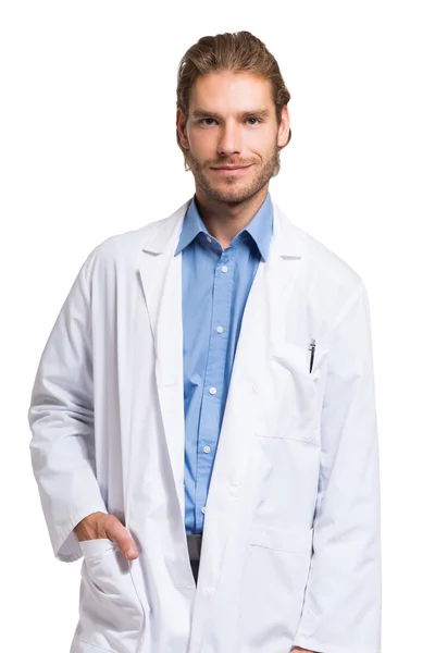 Handsome smiling doctor — Stock Photo, Image