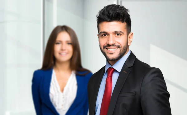 Partner commerciali sorridenti — Foto Stock