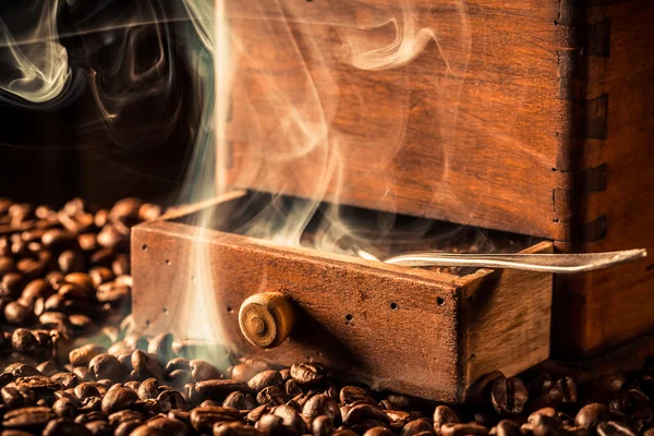 Vůně pražené kávy semen — Stock fotografie