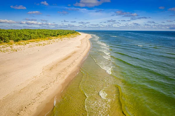 Strand Auf Der Halbinsel Hel Ostsee Polen Europa — Stockfoto