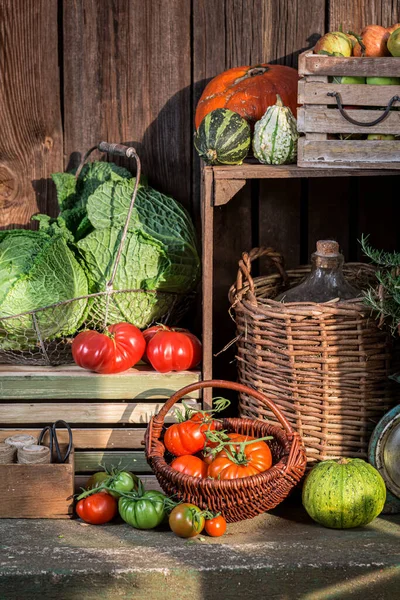 Supplies Winter Summer Harvest Countryside Harvest Festival Poland — Zdjęcie stockowe