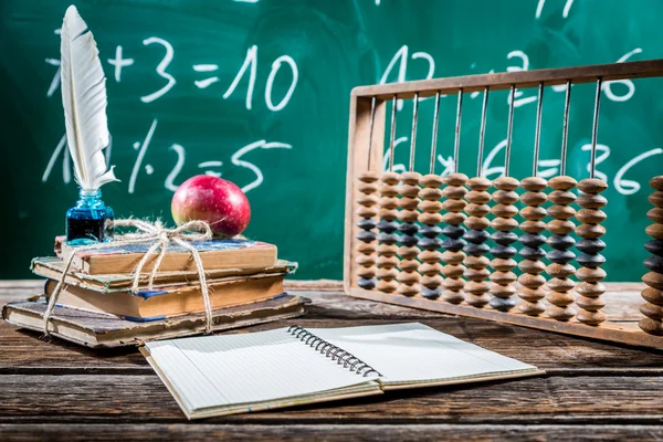 Lezioni di matematica nella scuola primaria — Foto Stock