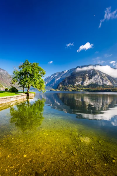 Alpes otoño en Hallstatt — Foto de Stock