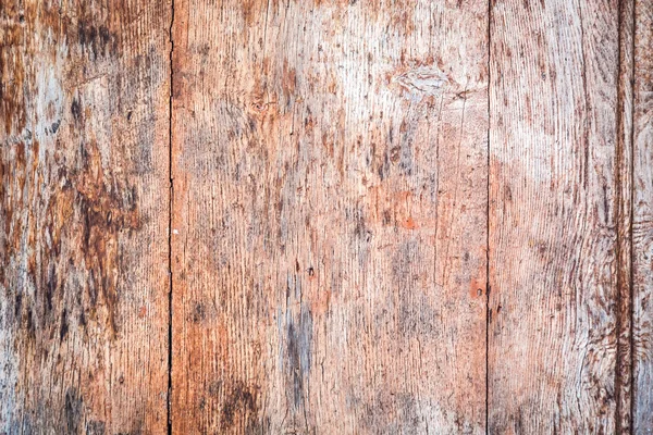 Old wooden background with nails and cracks — Stock Photo, Image