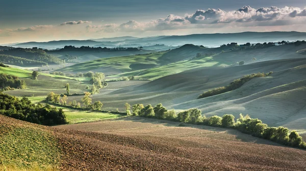 Vedere frumoasă a peisajului de toamnă din Toscana, Italia — Fotografie, imagine de stoc