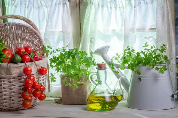 Geniet van uw lente keuken — Stockfoto