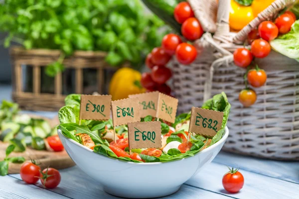 Salade saine à base de légumes sans conservateurs — Photo