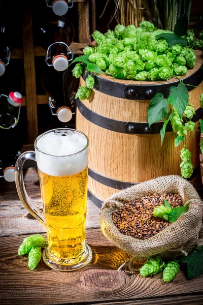 Homemade light beer — Stock Photo, Image