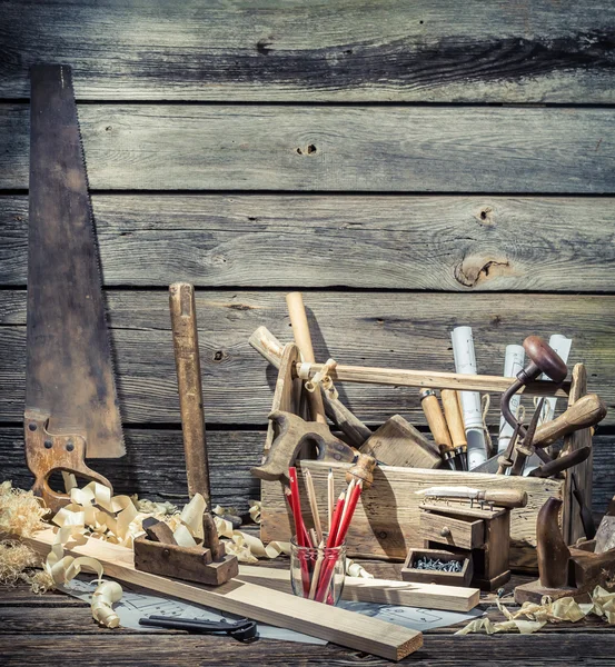 Tischlerwerkzeuge — Stockfoto