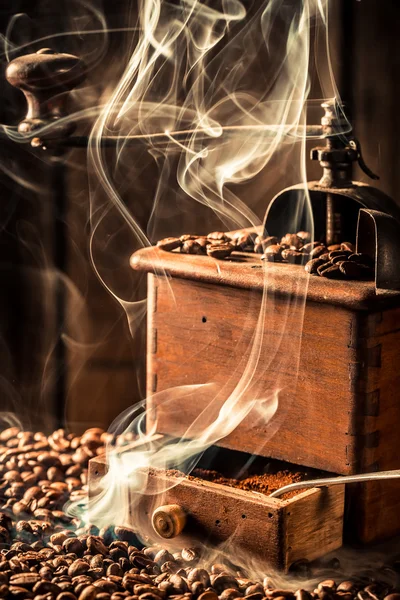 Geur van verse koffie zaden — Stockfoto