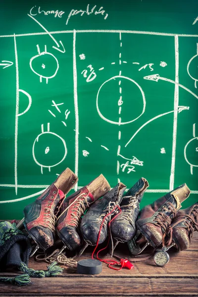 Planning to win in hockey matches — Stock Photo, Image