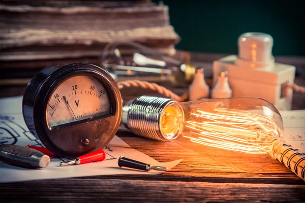 Physics Laboratory in school — Stock Photo, Image