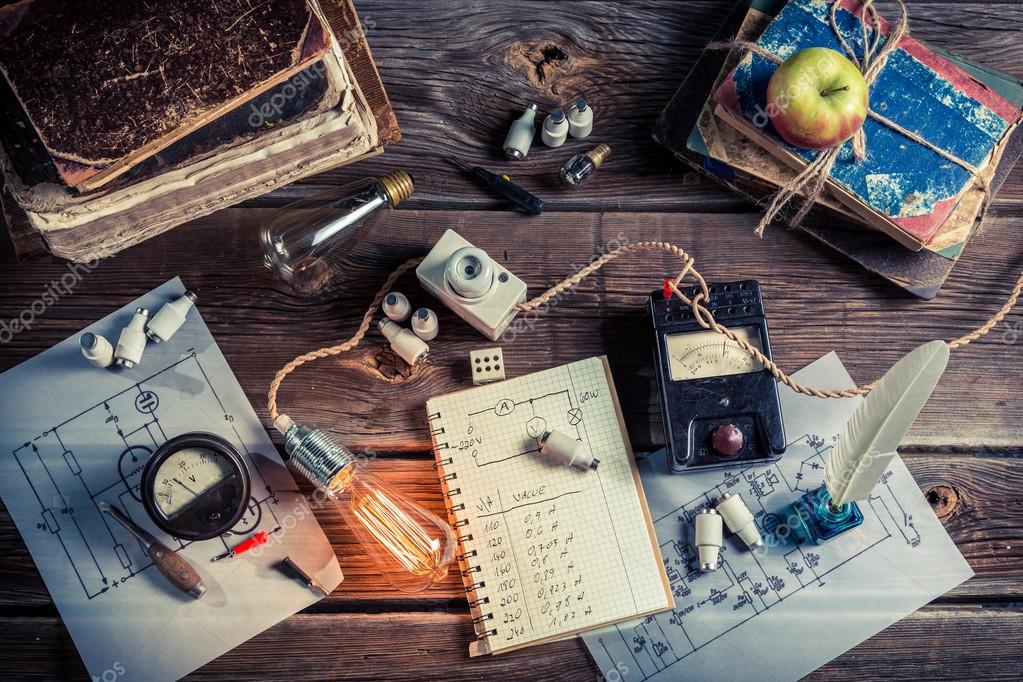 Vintage physics Laboratory Stock Photo by ©Shaiith79 82996446
