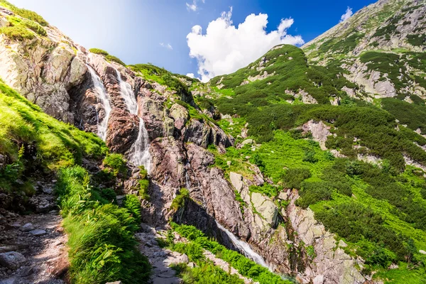 Wasserfall siklawa in der Tatra — Stockfoto