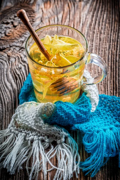 Wärmender Tee für kalte Abende — Stockfoto