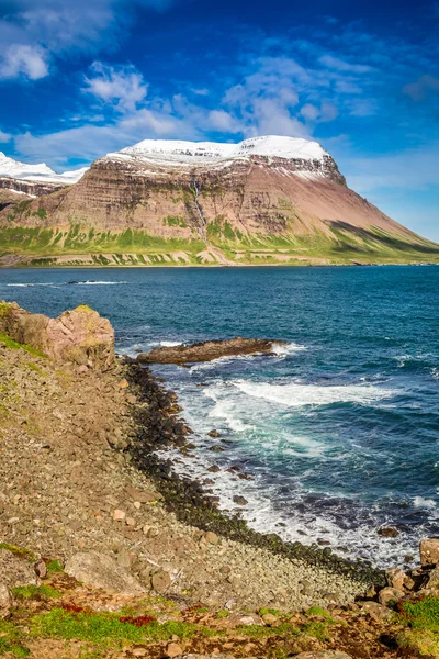 Küste des arktischen Meeres in Island — Stockfoto