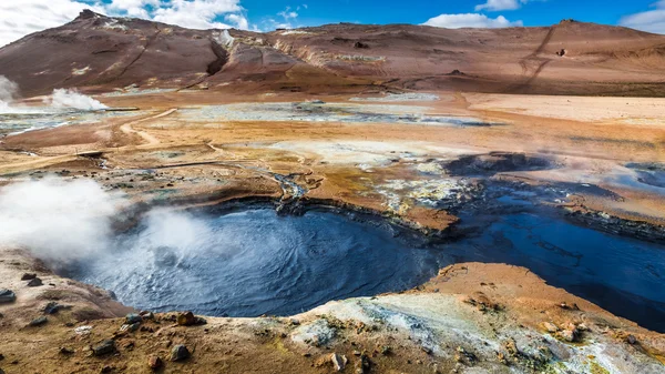 stock image Colorful Namafjal llandscape in Iceland