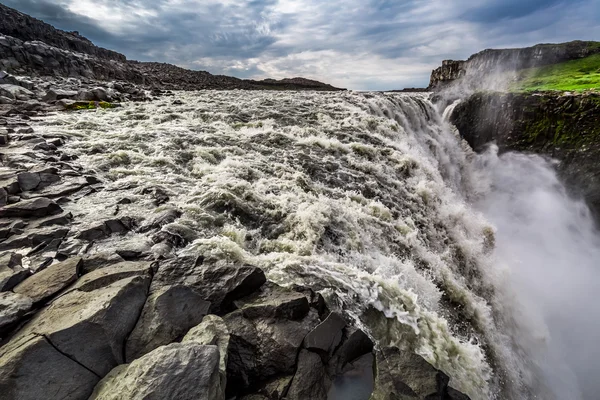 Enorme cascata Dettifoss in Islanda — Foto Stock