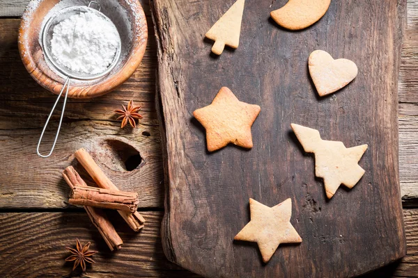 Decoración de galletas para Navidad — Foto de Stock
