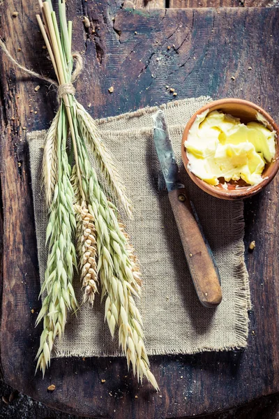 Homemade rolls with whole grains — Stock Photo, Image